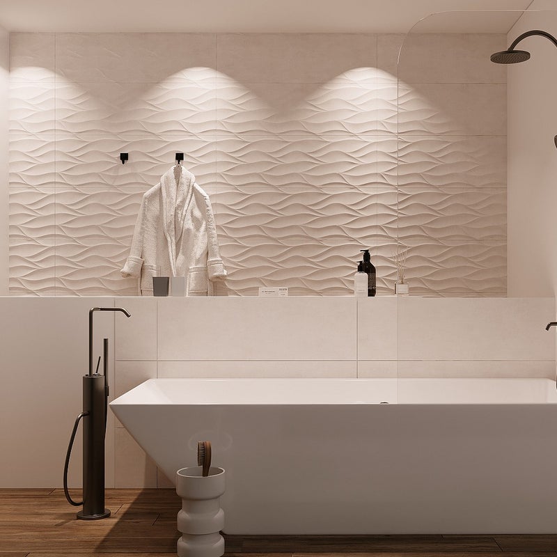 Dwustronny parawan nawannowy o zaokrąglonych liniach w industrialnym stylu – 80 × 140 cm – TIMOUR