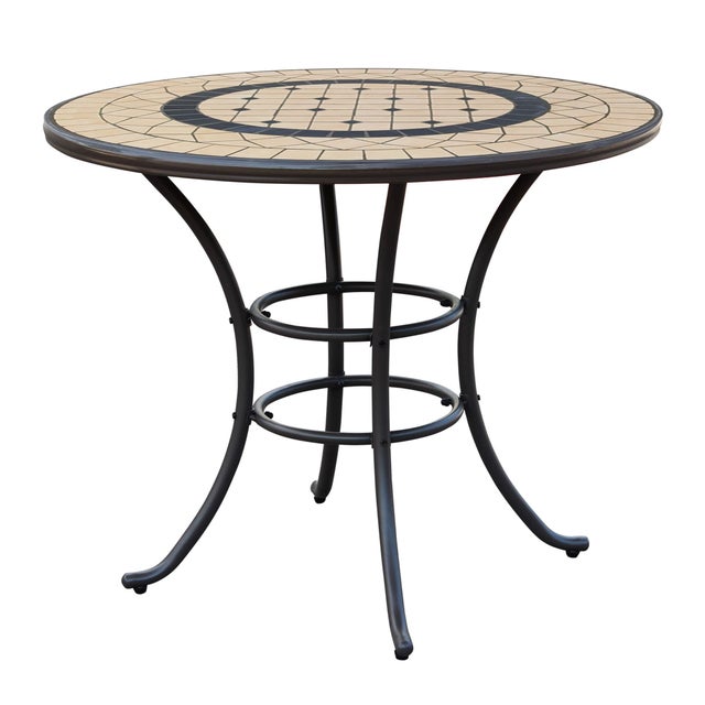 Tavolo rotondo da giardino in ferro al miglior prezzo Leroy Merlin
