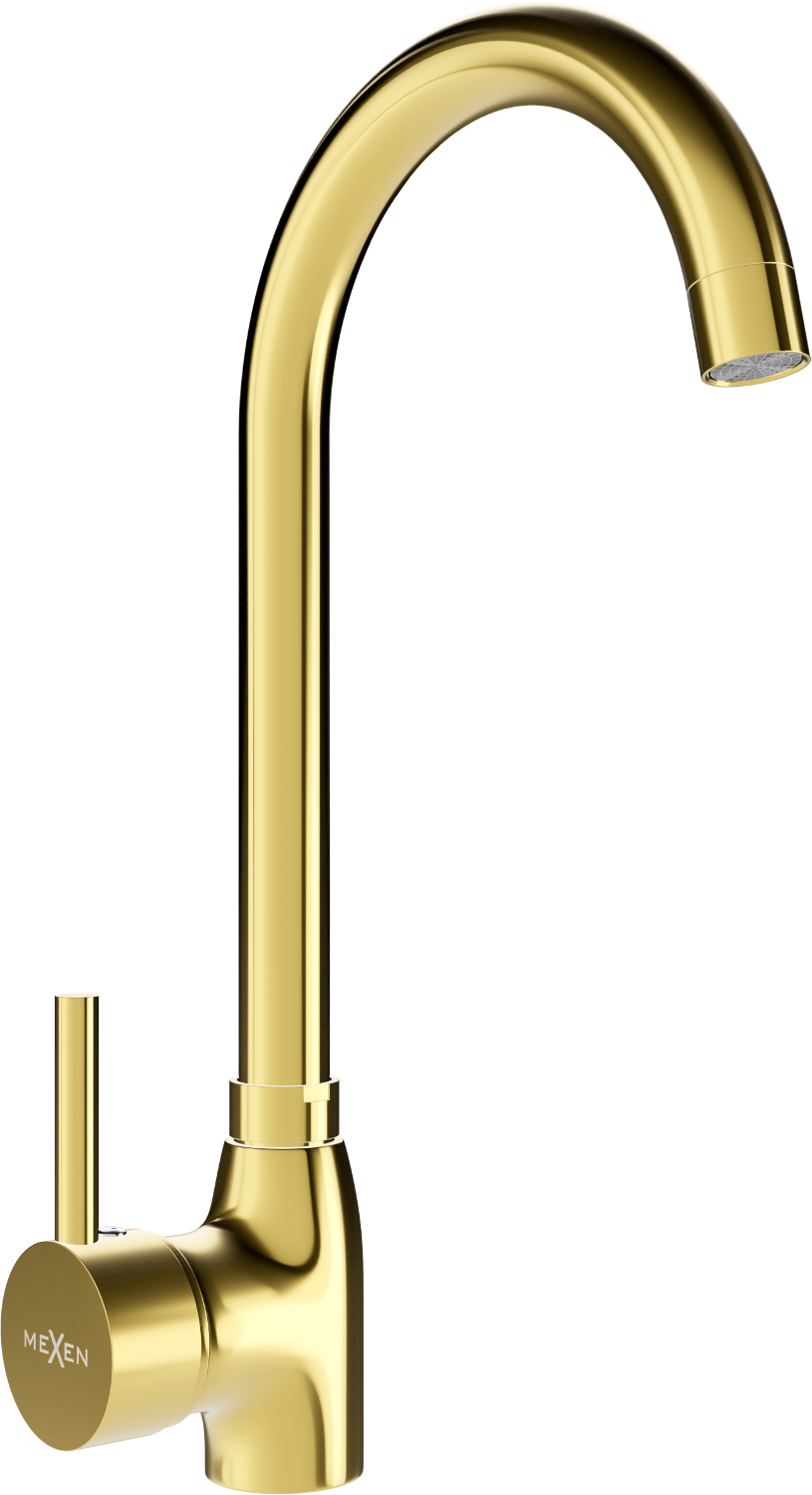 Mexen Telma bateria kuchenna, złota - 670200-50