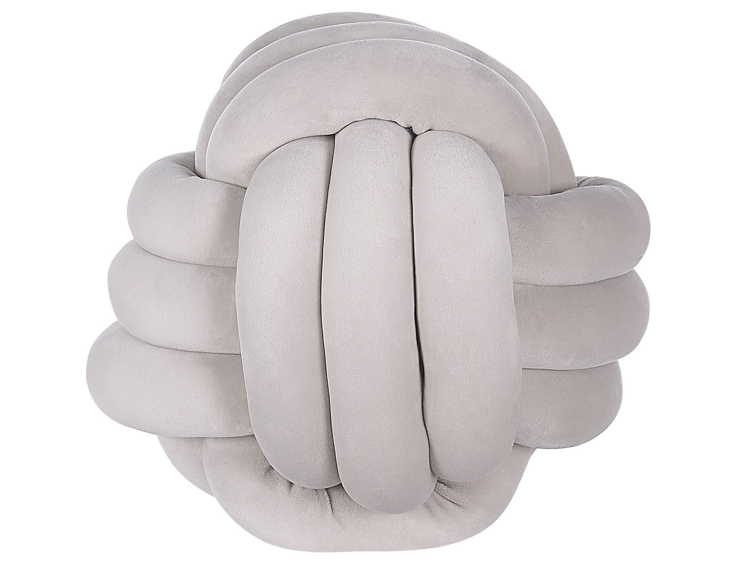 Cuscino decorativo MALNI Velluto 30 x 30 cm Grigio chiaro Tinta unita - 4