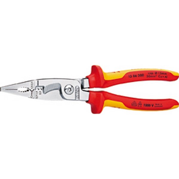 Szczypce do Prac Elektroinstalacyjnych 200mm 6w1 1kV VDE KNIPEX 13 86 200