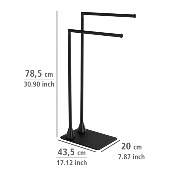 HELLA Wieszak na ręczniki, metalowy, 78 x 20 cm, WENKO, WENKO - 6