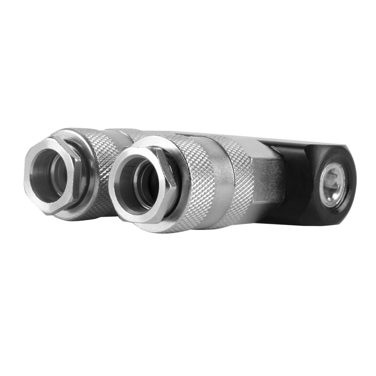 Distributeur Air Comprimé 4 Voies - Raccord Rapide Laiton Pour Outils Pneumatiques