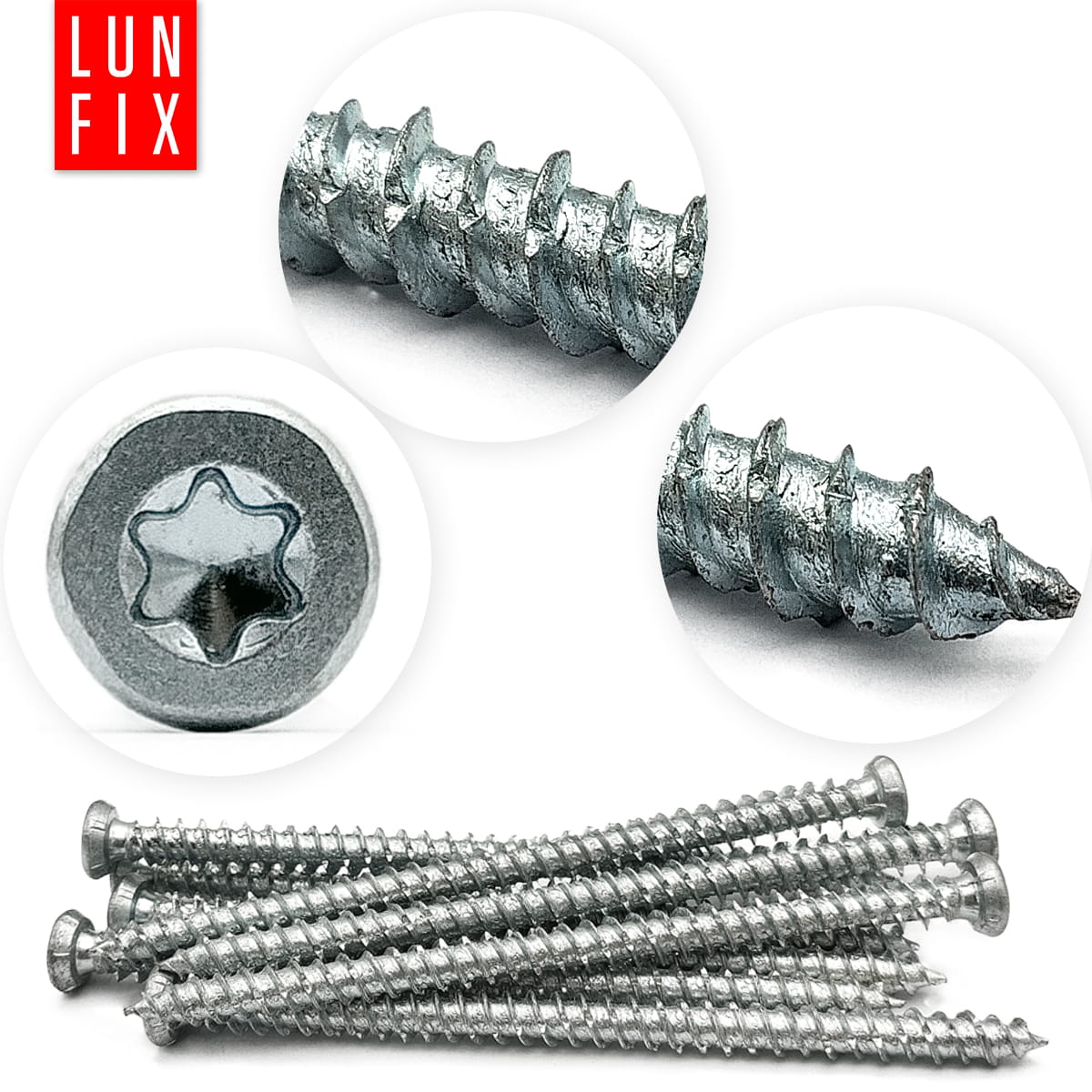 Wkręty do ościeżnic 7,5x92mm 100szt. - 3
