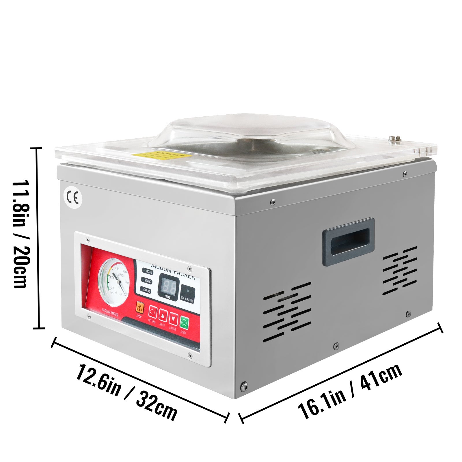 Machine à emballer sous vide 260W,SucceBuy pour aliments humides,viandes,marinades,compacte,10.2