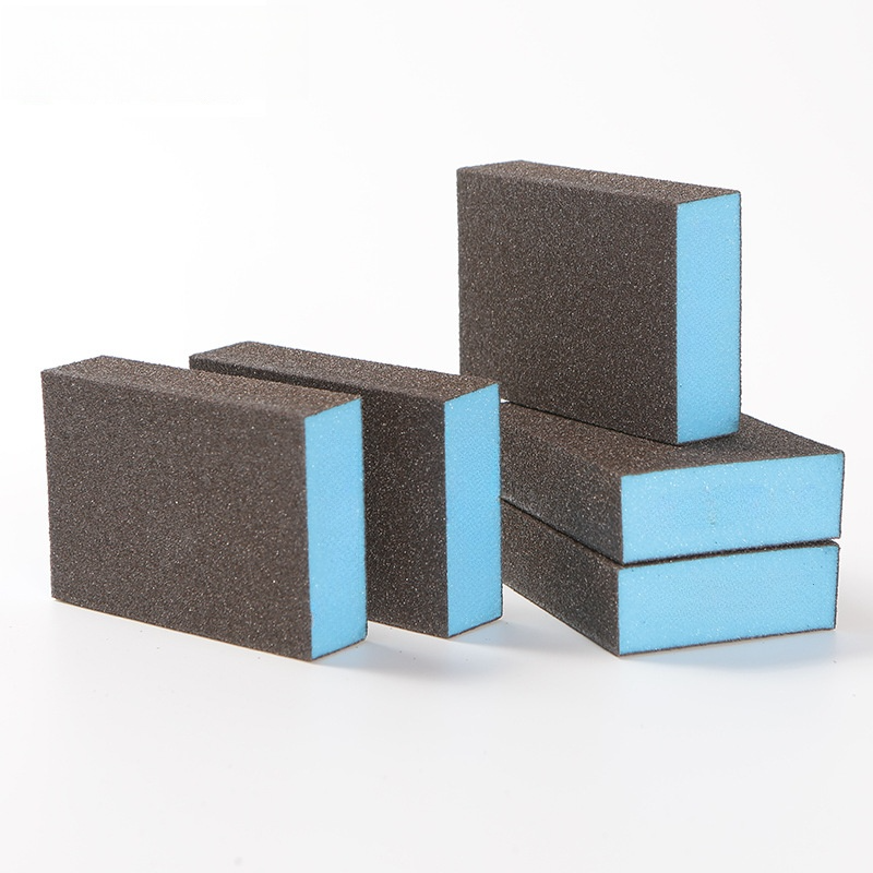 Lot De 4 Blocs éponges à Poncer Grain 1500 - Lavables Et Réutilisables - Pour Métal, Bois, Plâtre, Finition