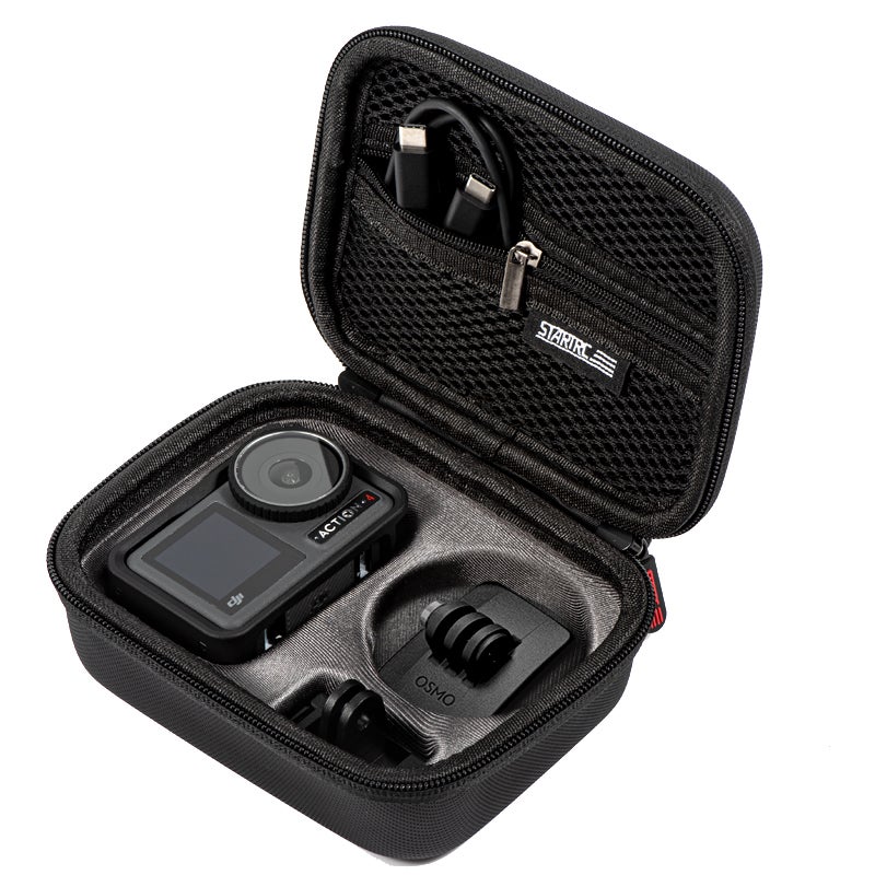 Rangement Compact EVA Étui De Transport AMAZEAR Pour DJI Osmo Action 5 Pro - Coque Rigide, Protection Maxi Dji Osmo 5