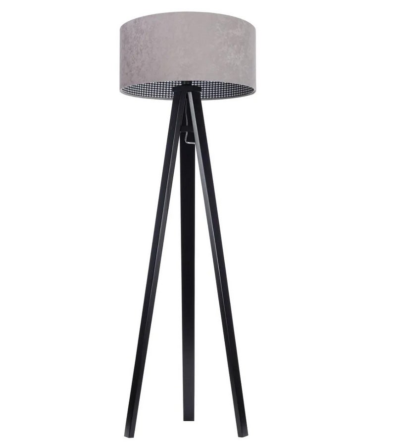 Lampa stojąca HOME 40 szara/czarna
