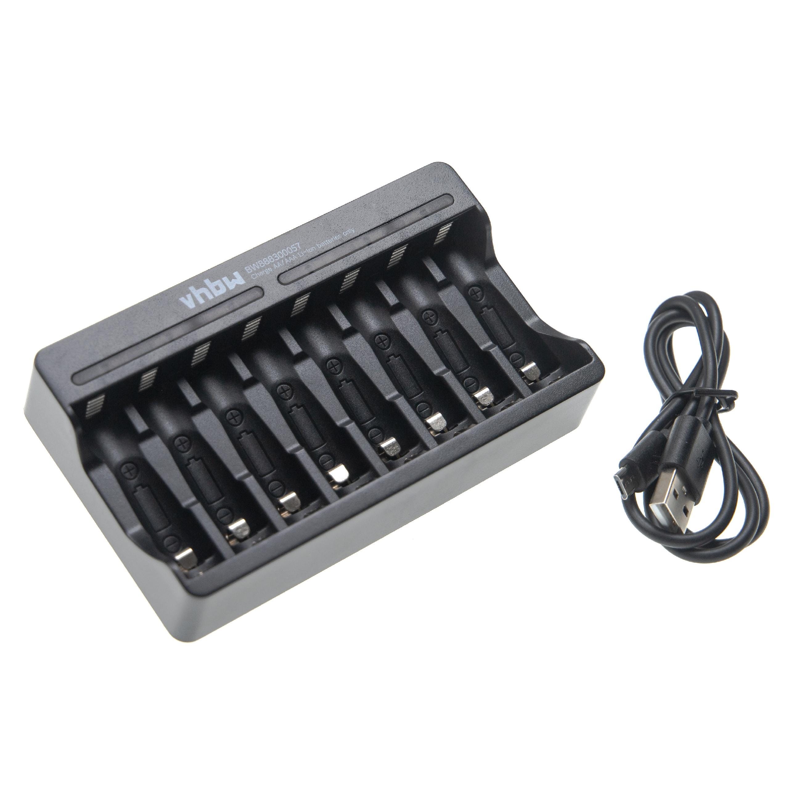 Box Mod 18650 Caricabatteria Universale Per Batterie Al Litio 3.7V - Con Slot Integrato, Ricarica Multifunzione Carica Batterie 18650 - Foto 6