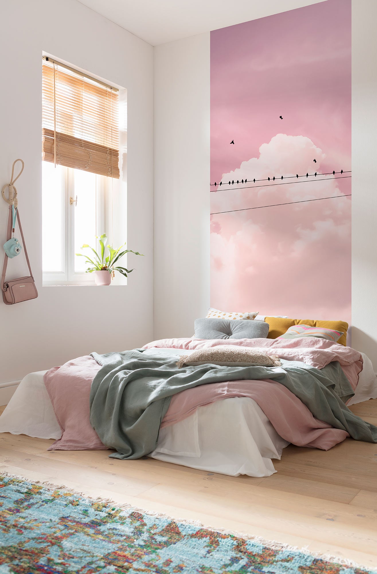 Papel pintado no tejido panorámico de komar - cloud wire panel - talla: 100 x 250 cm