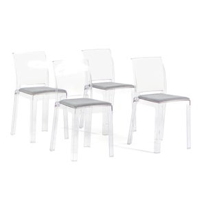 Sedia Impilabile Sedie Regina Policarbonato Sedia Trasparente Al