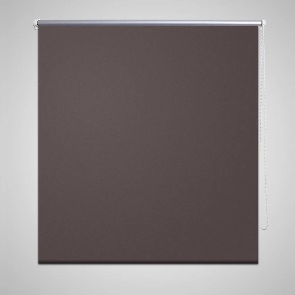 Roleta zaciemniająca 164,4x230 cm Szerokość tkaniny 160 cm kolor kawowy vidaXL