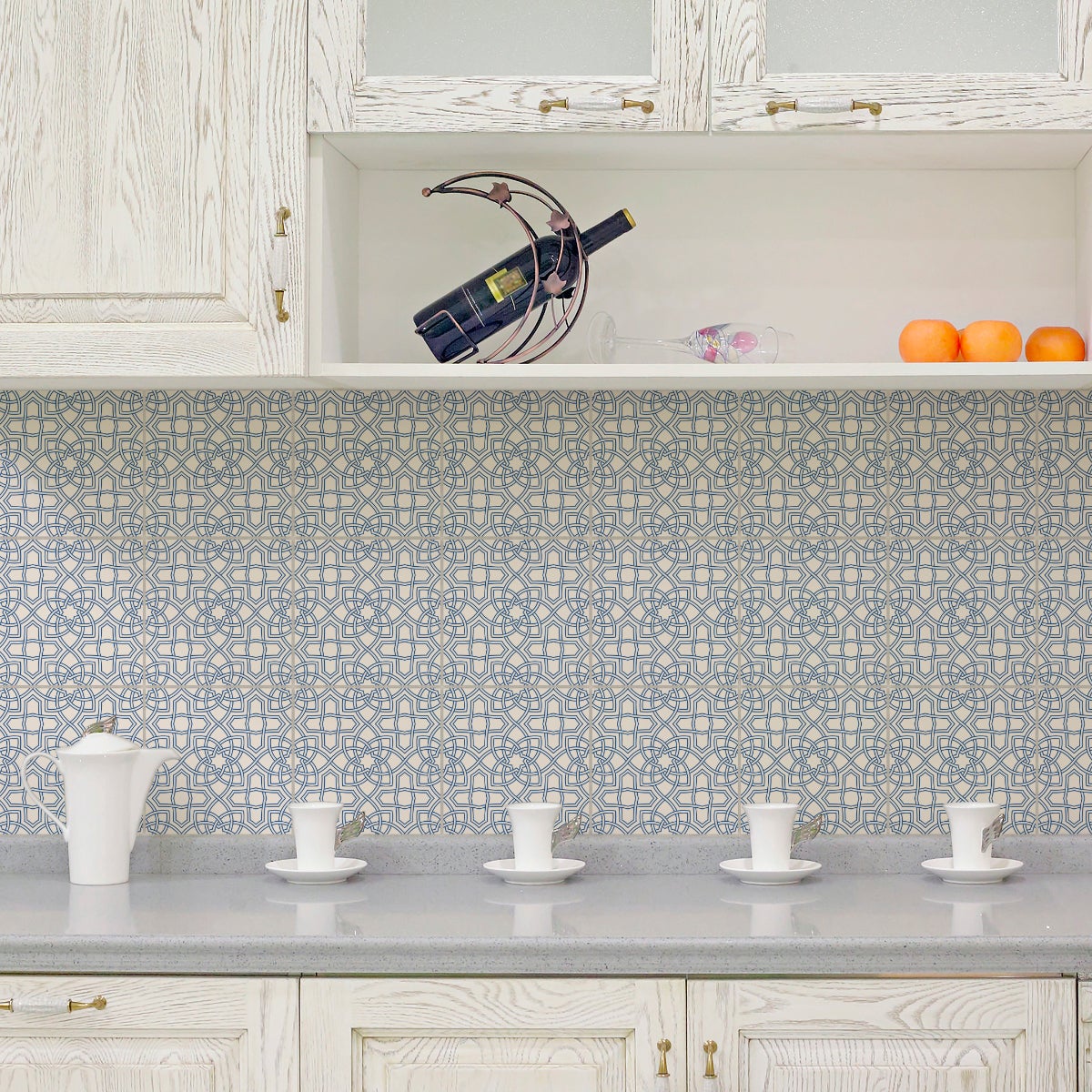 9 adesivo piastrelle orientale Mohammédia - Sticker adesivo - adesivi murali - 9stickers10x10cm - 4