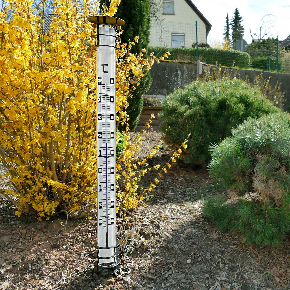 Termometro Da Esterno Analogico TFA Dostmann - Scala -30°C A +50°C, Resistente Alle Intemperie, Design Classico - Foto 5