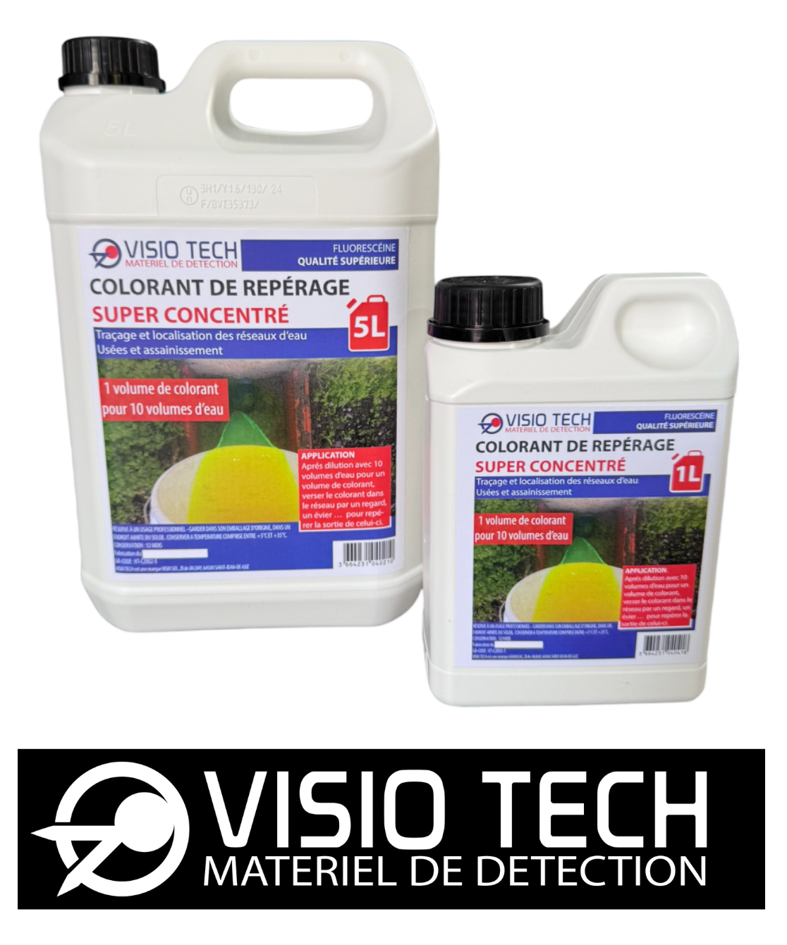 VISIO TECH - Fluorescéine 5 L, super concentré - 3