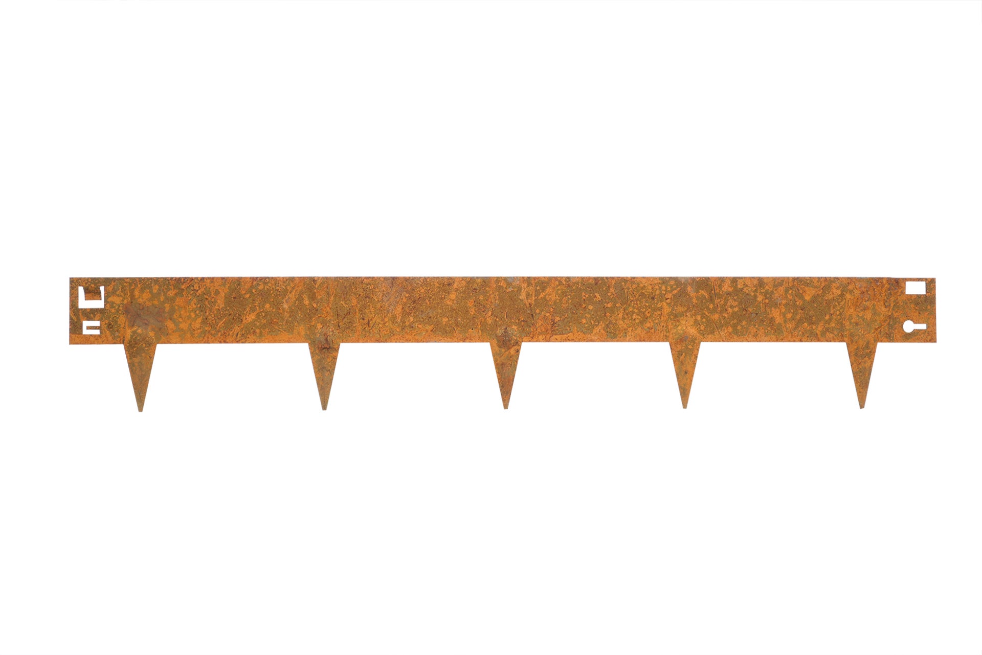 Wovar Acier corten bordures de jardin en acier corten 16 x 106 cm Flexible - 20 Pièces - 4