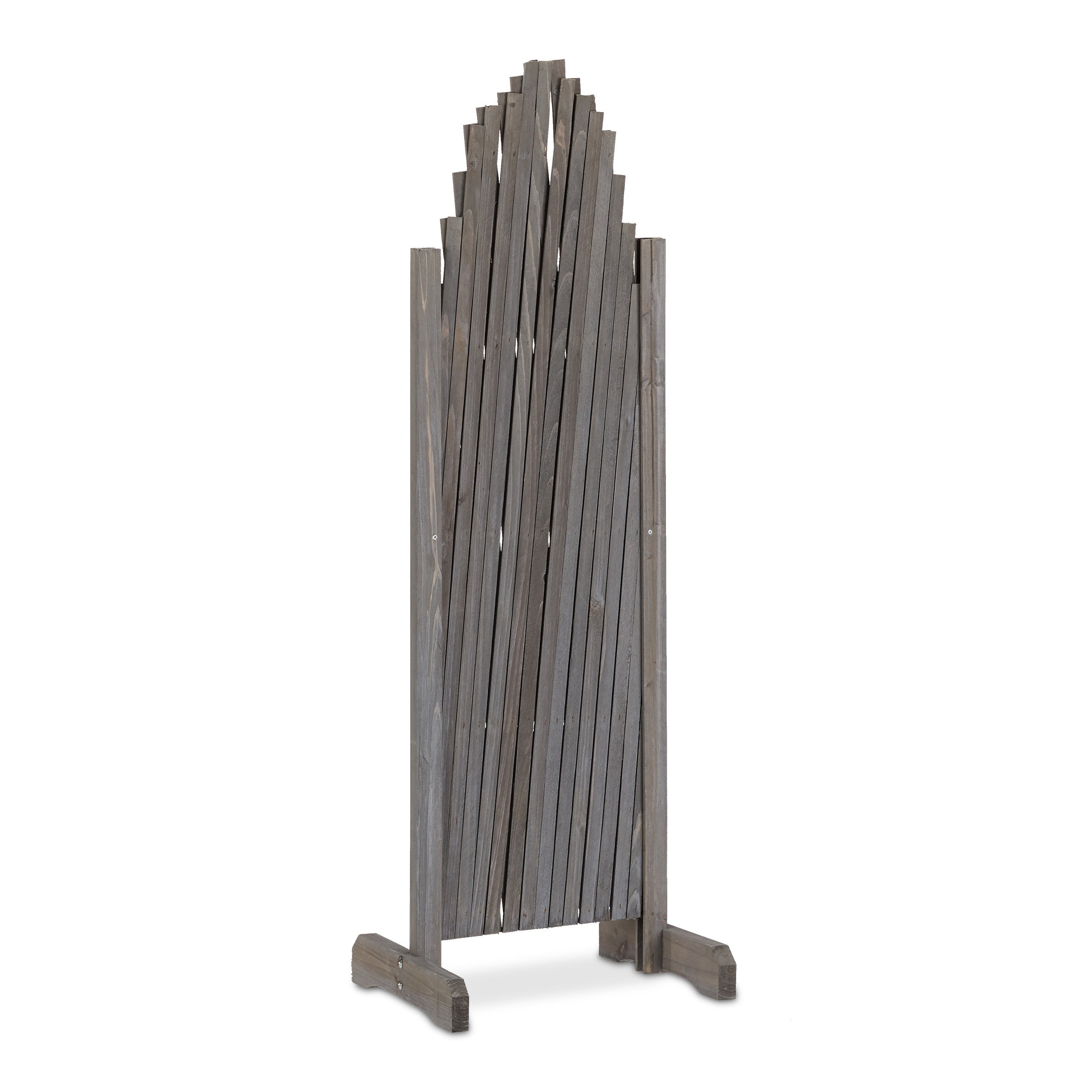 Graticolato in Legno, Allungabile Fino a 200 Metri, per Piante Rampicanti, per Giardini, Balconi, Grigio, Relaxdays - 6