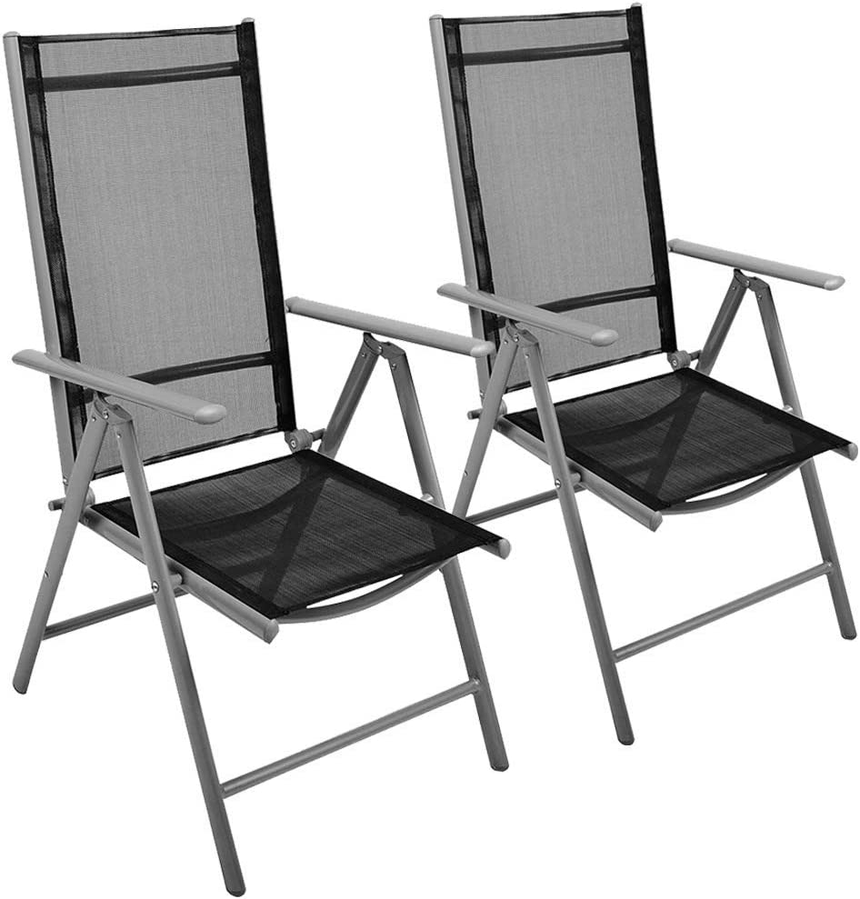 Sedia Da Spiaggia Pieghevole In Alluminio Grigio - 72x45 Cm - Foto 11