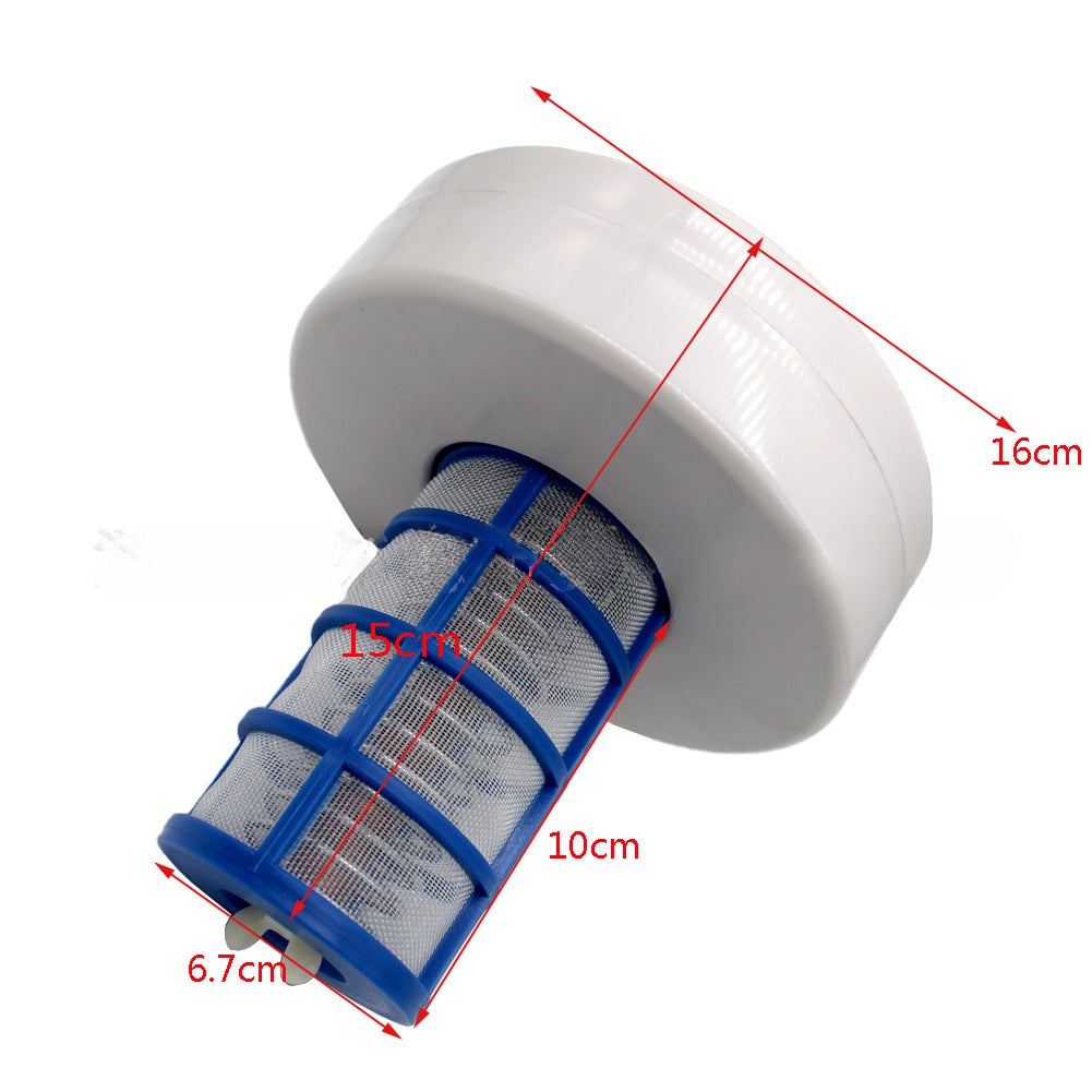 Ioniseur de piscine solaire, purificateur d'eau, nettoyeur automatique de piscine jusqu'à 22 000 gallons avec accessoires de nettoyage - 2