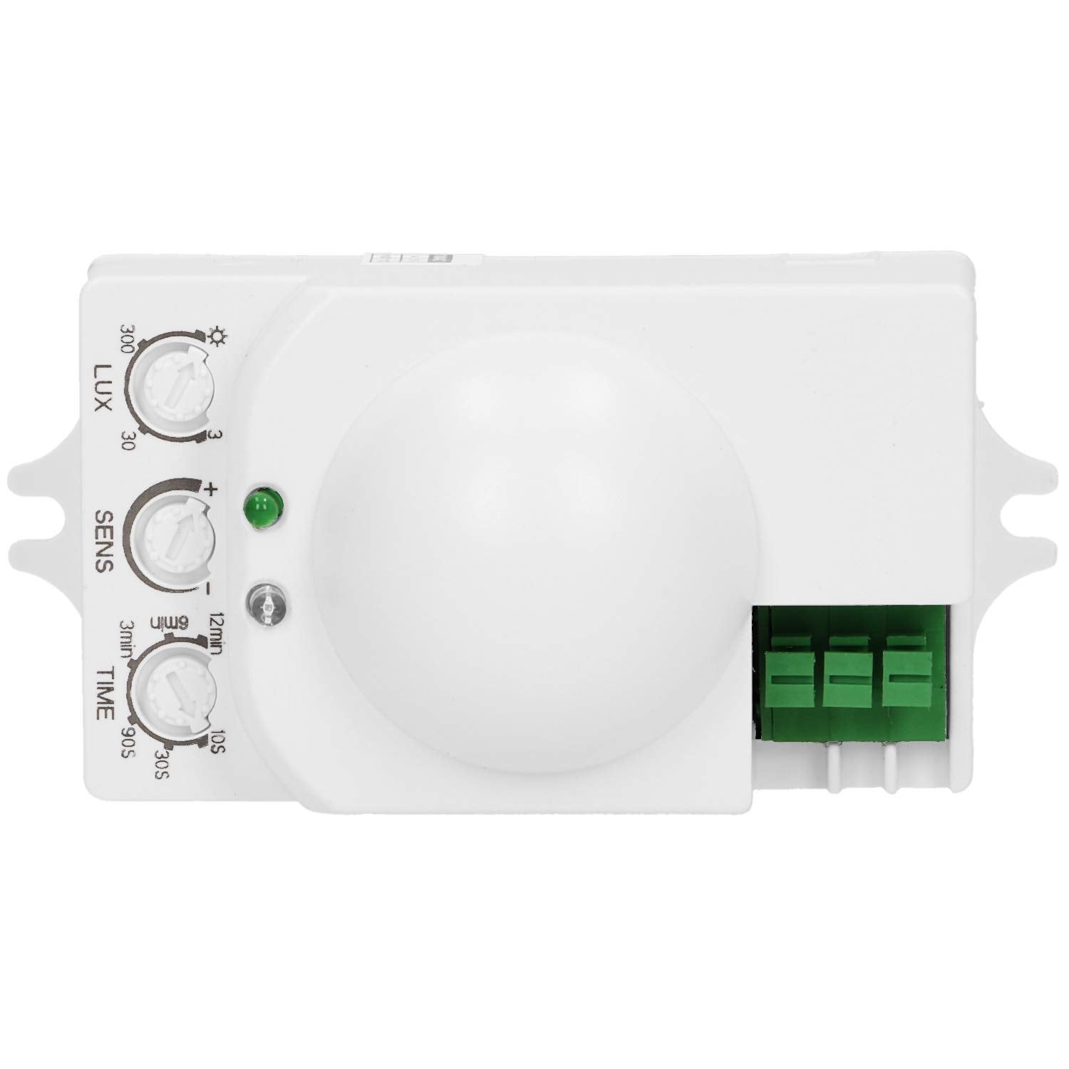 ORNO OR- CR-208 Mini a microonde Sensore Movimento Interno a 360 gradi con sensore crepuscolare LED Compatibile - 4