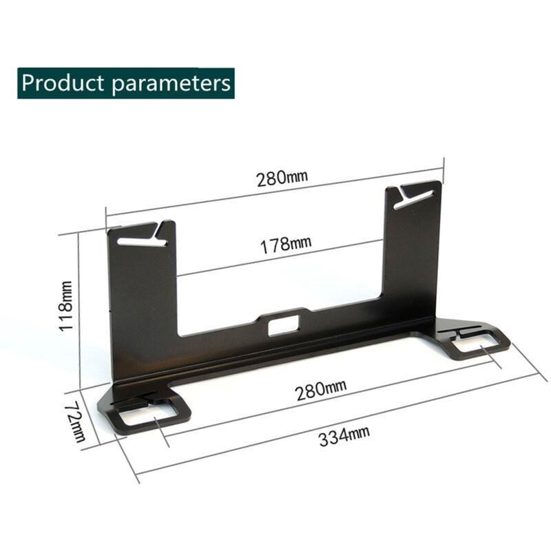 Kit de anclaje universal para asiento infantil de coche, repuesto para soporte de interfaz ISOFIX, color negro, 1 unidad - 4