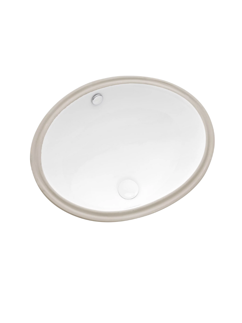 Umywalka podblatowa Uptrend COMA biały połysk, z przelewem 57x42x21 1 szt.