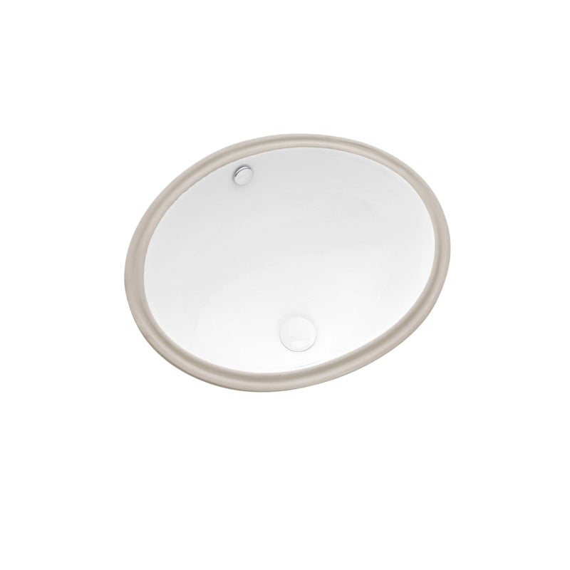 Umywalka podblatowa Uptrend COMA biały połysk, z przelewem 57x42x21 1 szt.