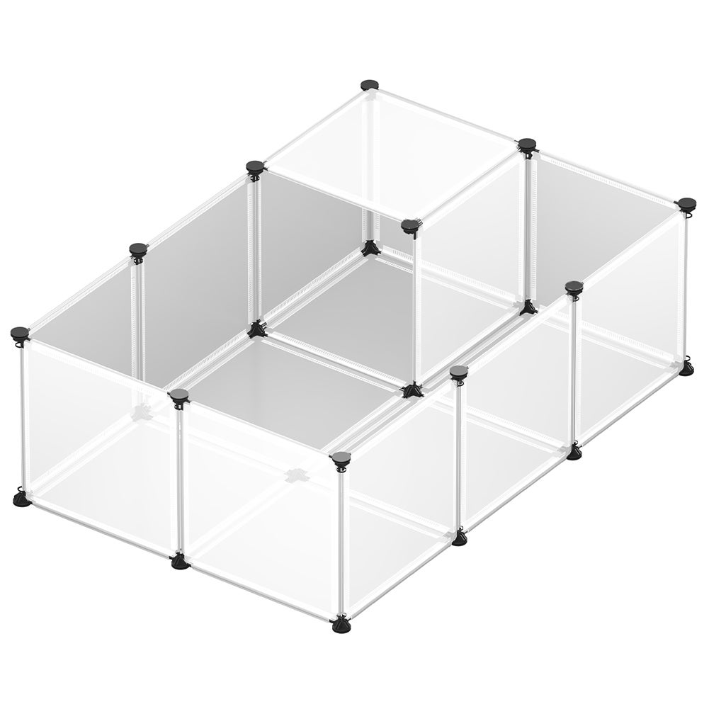 Recinto per Animali di Piccola Taglia da interno Recinzione con fondo 18 Pannelli - 3