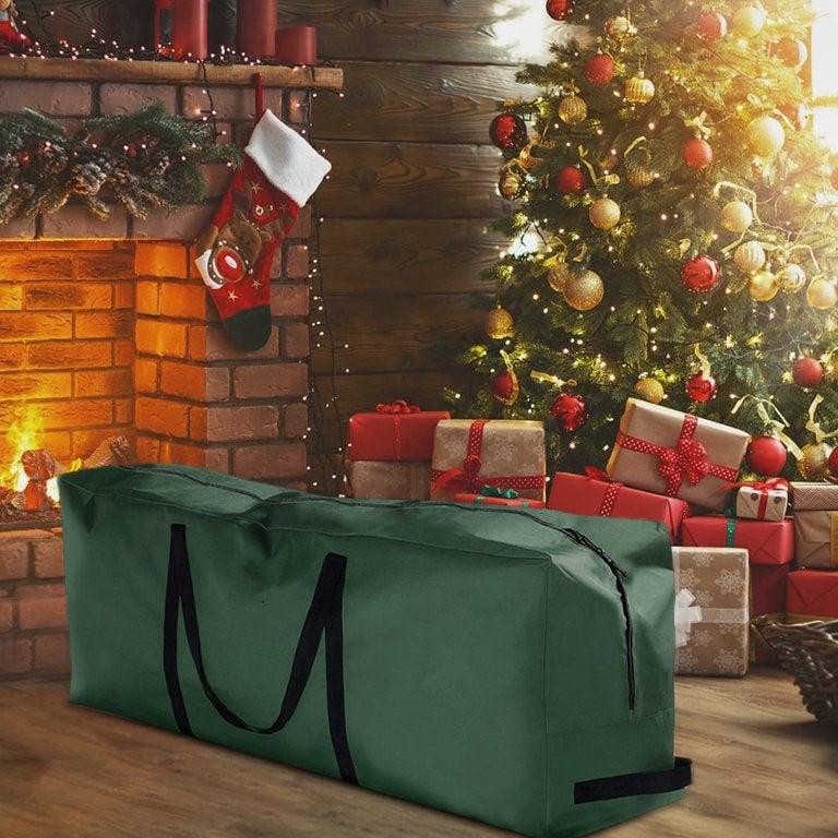 Sac de rangement pour sapin de Noël, sac de rangement étanche pour sapin de Noël artificiel, anti-poussière, Oxford 210D, 122 x 38 x 51 cm - 7