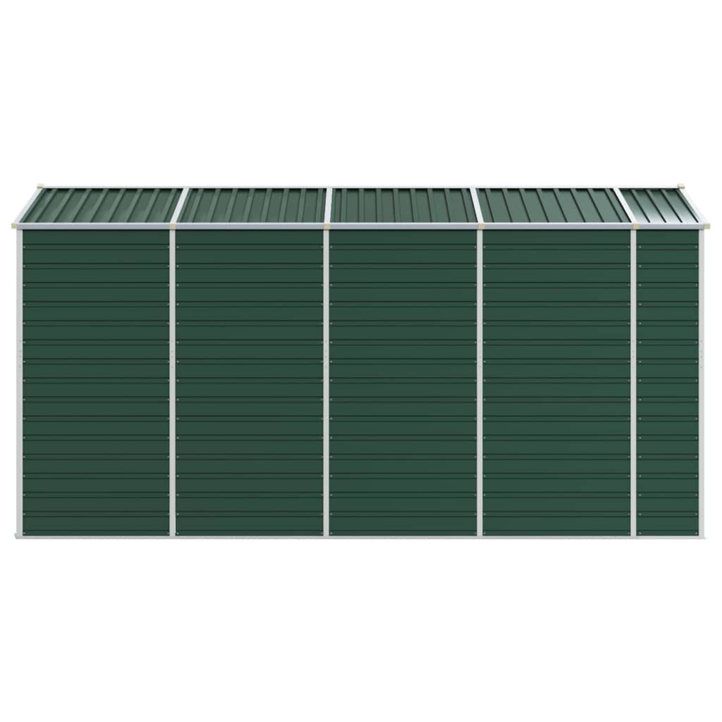 Maison Exclusive - Abri de jardin vert 191x385x198 cm acier galvanisé - 6