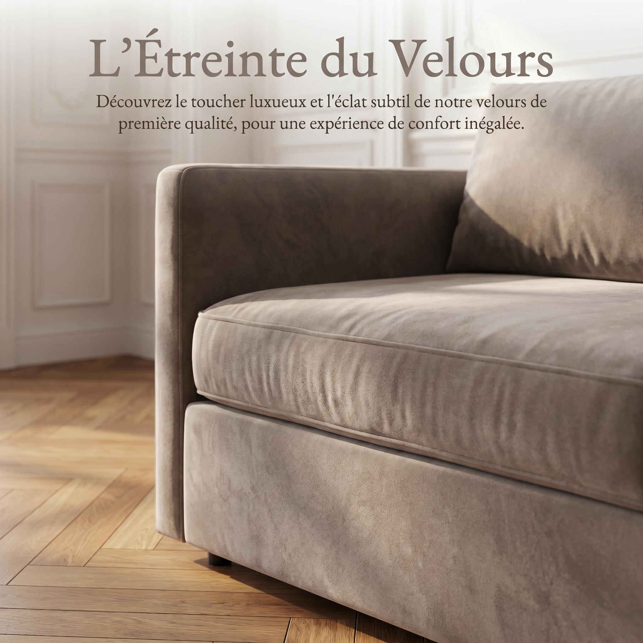 Canapé-lit extensible 90/180 x 200cm 2 Places, canapé convertible rembourré avec sommier à Lattes, velours, gris, sans matelas - 8