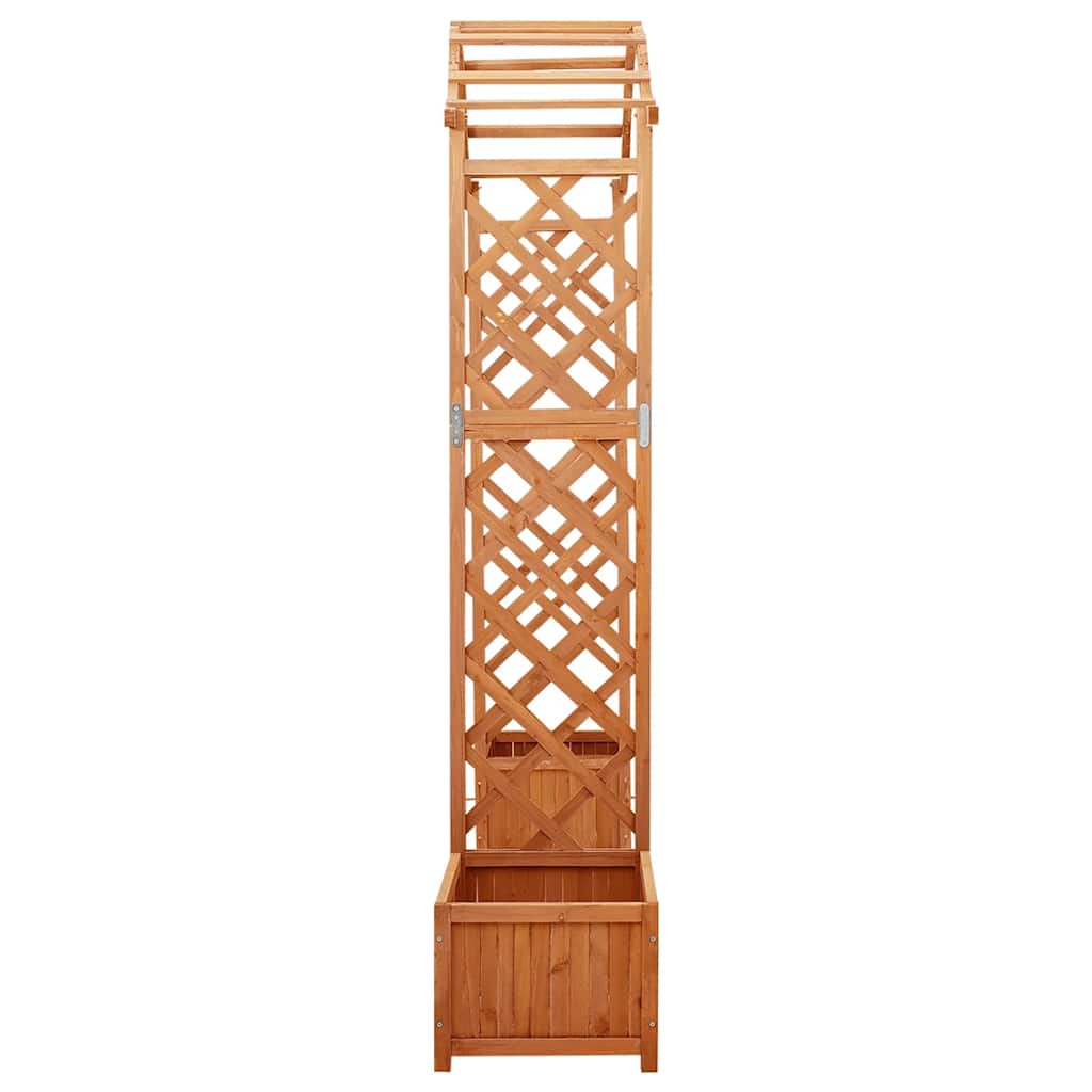 vidaXL Pergola de jardin avec jardinière Bois pin massif - 5