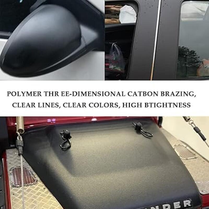 Rotolo Adesivo Auto PVC Rosso Lucido – Pellicola Per Carrozzeria 30x152 Cm, Impermeabile, Senza Bolle