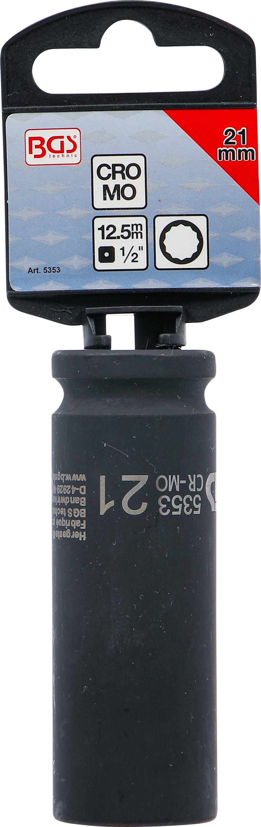 Douille à choc, douze pans, longue | 12,5 mm (1/2