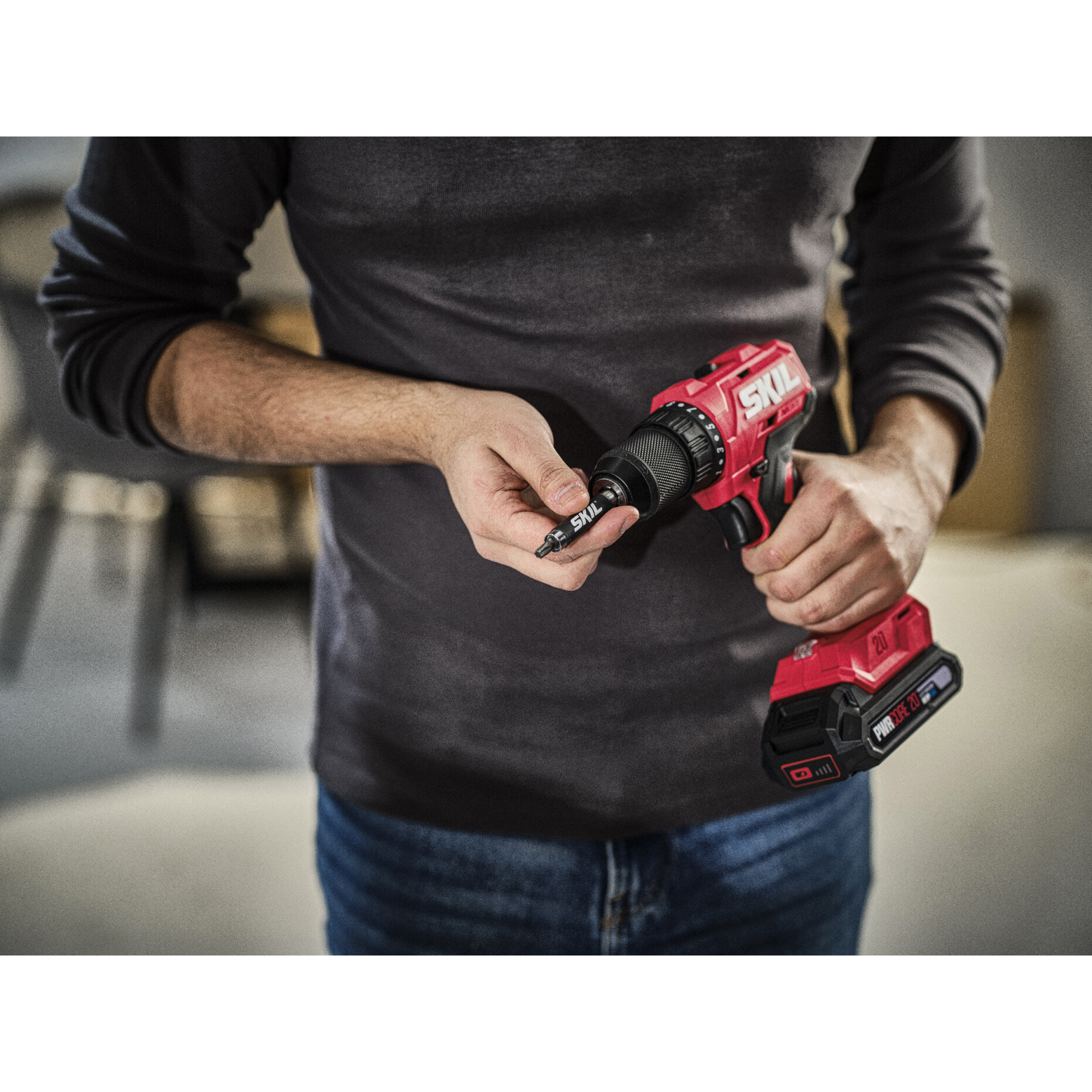 Batterie SKIL 3133 AA, 20V Max, 2,0 Ah, Li Ion, indicateur LED, chargeur inclus - 3