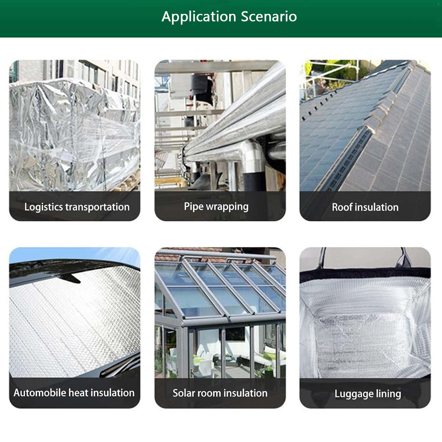 2 películas 0,6×6m film aislante aluminio reflectante ventanas tejados autocaravanas protección UV aislamiento térmico barrera vapor - 8