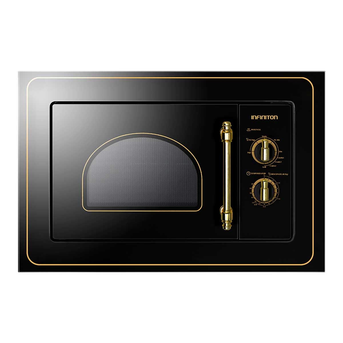 Infiniton Negro Horno Microondas Integrable Imw-Ru20 20 Litros Con Grill - Imagen 3