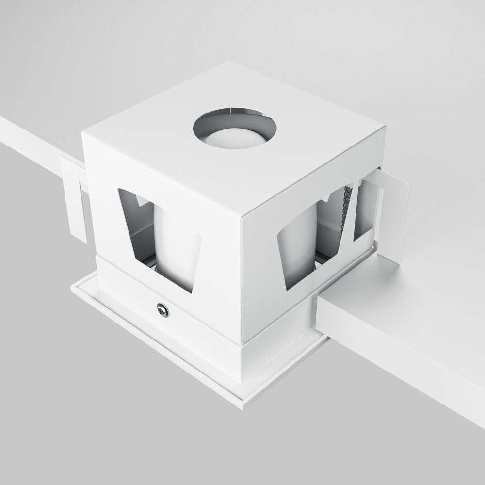 Oprawa stropowa sufitowa wpuszczana Metal Modern biała LED 10W 3000K 750lm wym: 7,5 x 9,5 x 9,5 cm kwadratowa Maytoni - 8
