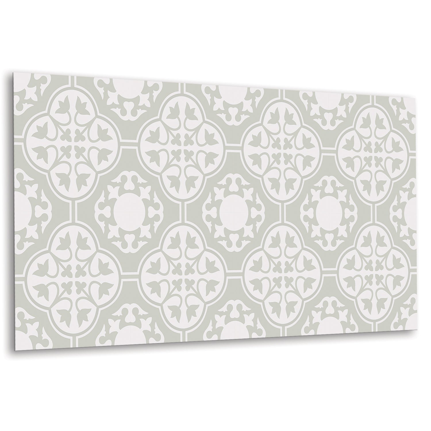 Panel ścienny winylowy samoprzylepny, ochronny PVC – Kwiaty dekoracyjne, 100x50 cm – 1 szt. – TULUP