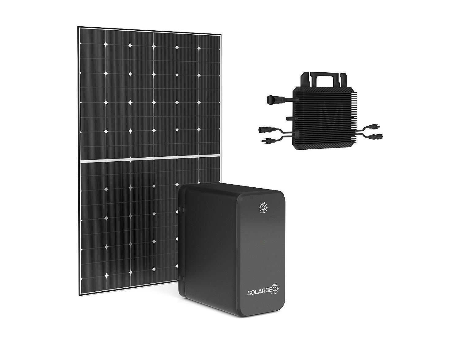 Zestaw paneli słonecznych Plug and Play + bateria magazynująca - 425 W - LUMINOSER