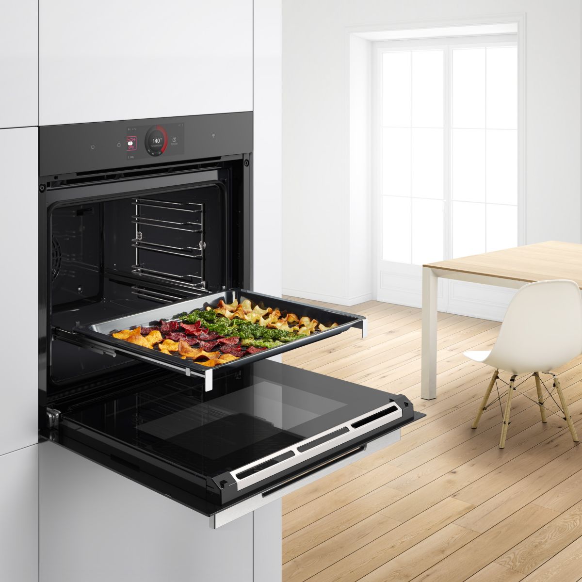 Taca Air Fry Bosch HEZ629070 zdrowe gotowanie łatwa do czyszczenia emalia - 3