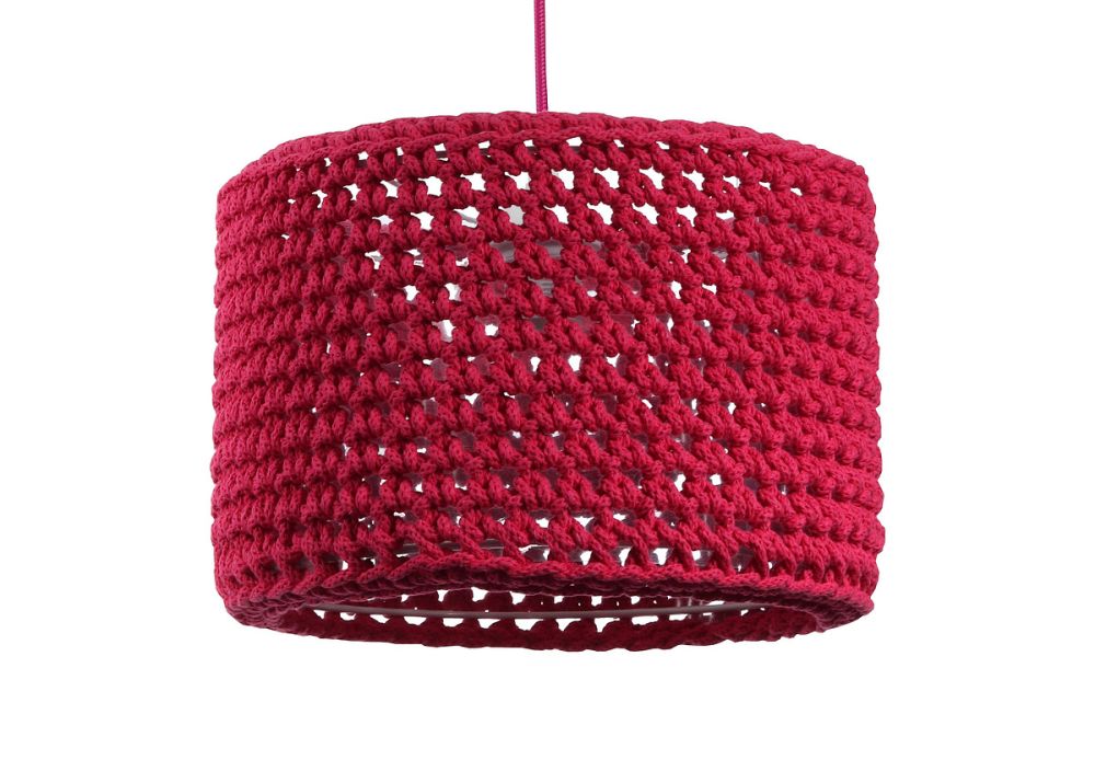 Lampa wisząca COTTON 25 czerwona