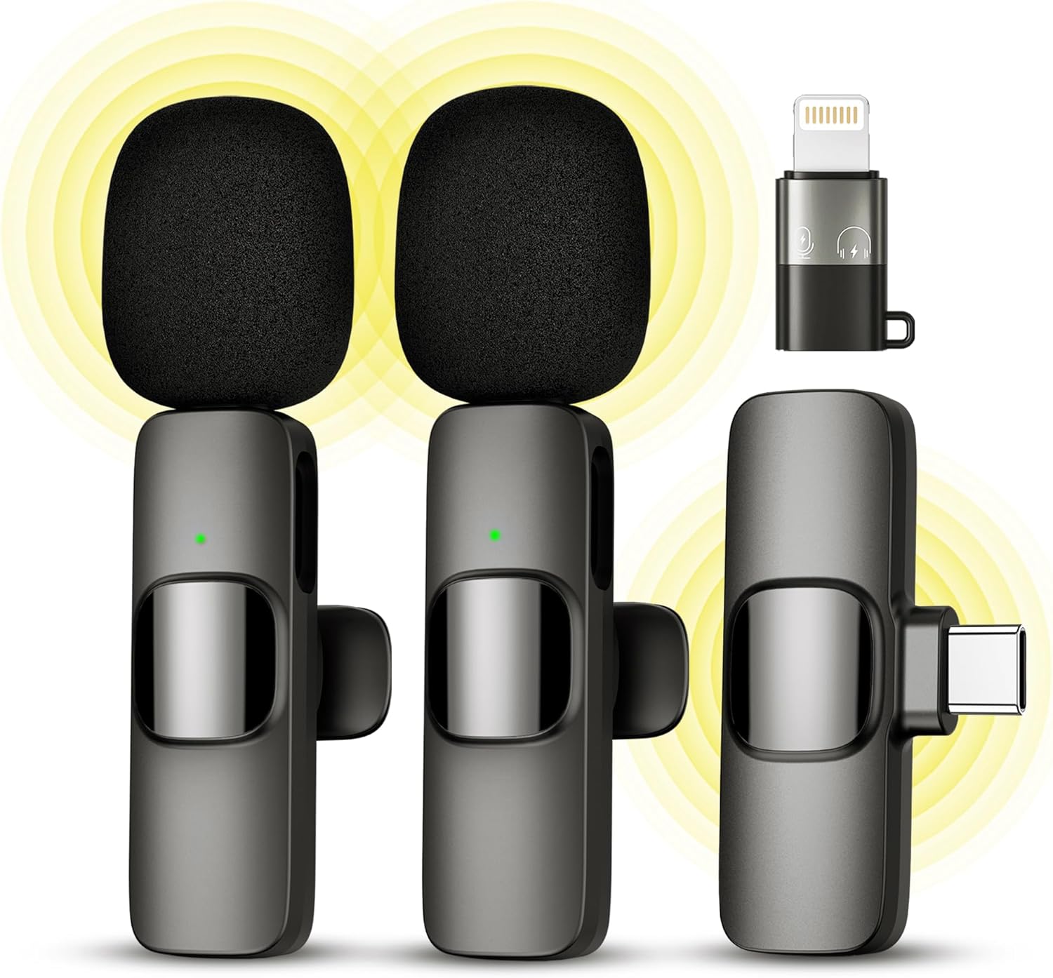 Micro Cravate Sans Fil Pour Smartphone - Qualité Studio 48kHz/24bits - Compatible IPhone, Android, USB-C
