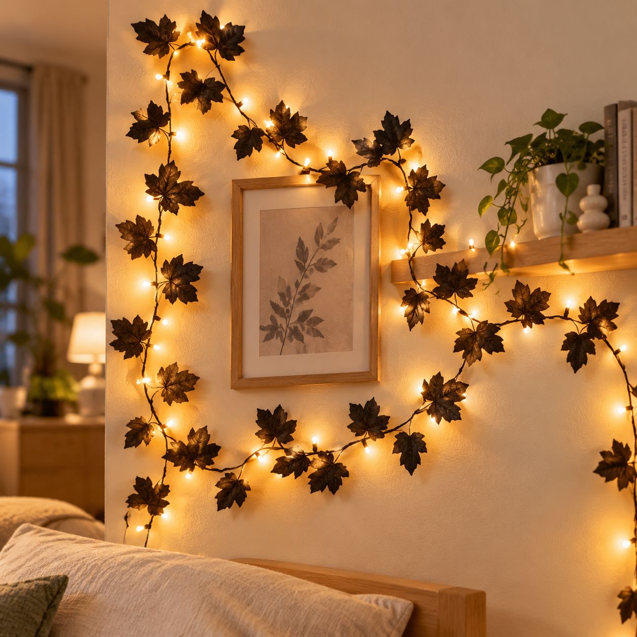 Guirnalda LED Decorativa Flexible 1,6m 72 Luces con Mando a Distancia y ...