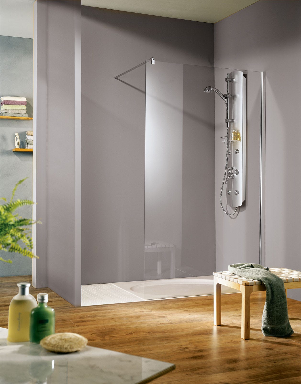 Swiss Aqua Technologies Paroi de douche à l'italienne 87x200 cm Walk-in, anti-calcaire, verre Swiss Aqua Technologies Paroi de douche à l'italienne 87x200 cm Walk-in, anti-calcaire, verre