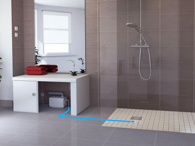 Pompa di evacuazione SFA SANISHOWER Flat - 3