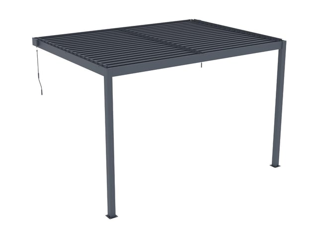 Casetta per terrazzo addossata bioclimatica in Alluminio con lamelle orientabili 11,85 m² - MANDELLO