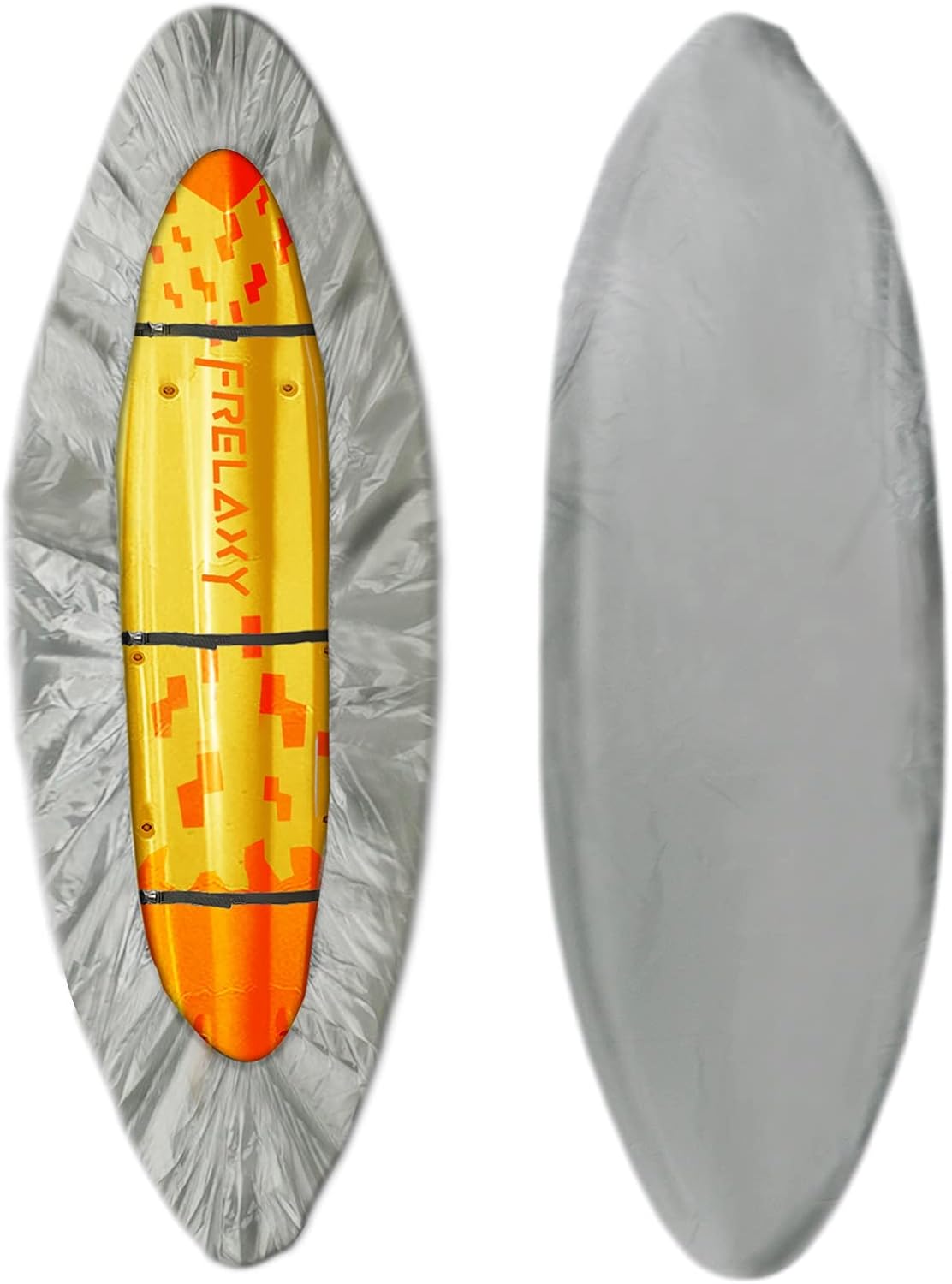 Wytrzymały pokrowiec na kajak 420D, wodoodporny i odporny na promieniowanie UV, idealny do użytku wewnątrz i na zewnątrz, 3 m-3 m