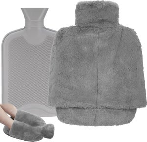Botella De Agua Caliente Con Tapa, Botella De Agua Caliente De 1 Litro Calentador De Pies Bolsa De Agua Caliente Adaptada Para La Perfeccion