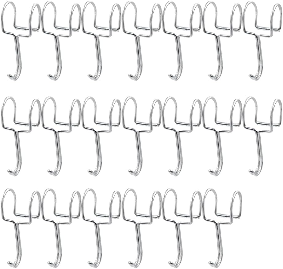 Lot De 18 Crochet S Acier Inoxydable, Crochet En Métal Robuste Double
